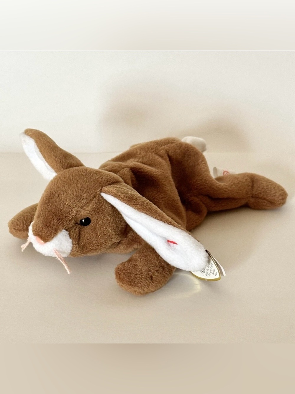 Ty Beanie Baby EARS The Rabbit (1995, Retired) With Tag Errors